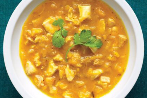 Squash and Chicken Soup